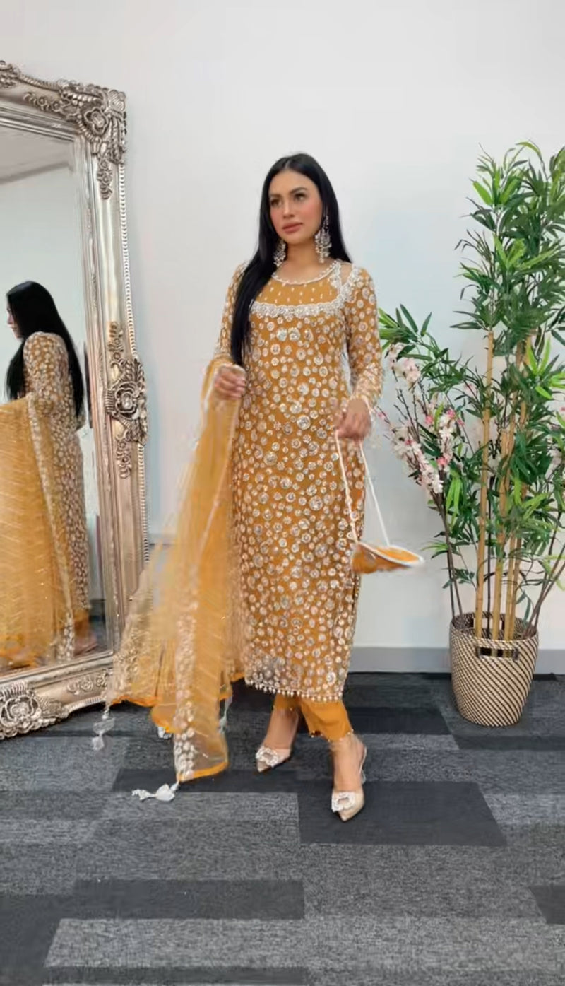 Baali - cutdana - Yellow Mustard Bali -