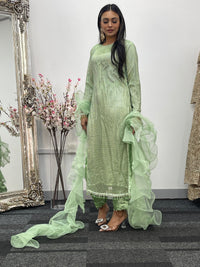 Fish Net - Mint Green -