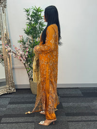 Siyara  - cutdana - Mustard