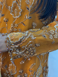 Siyara  - cutdana - Mustard