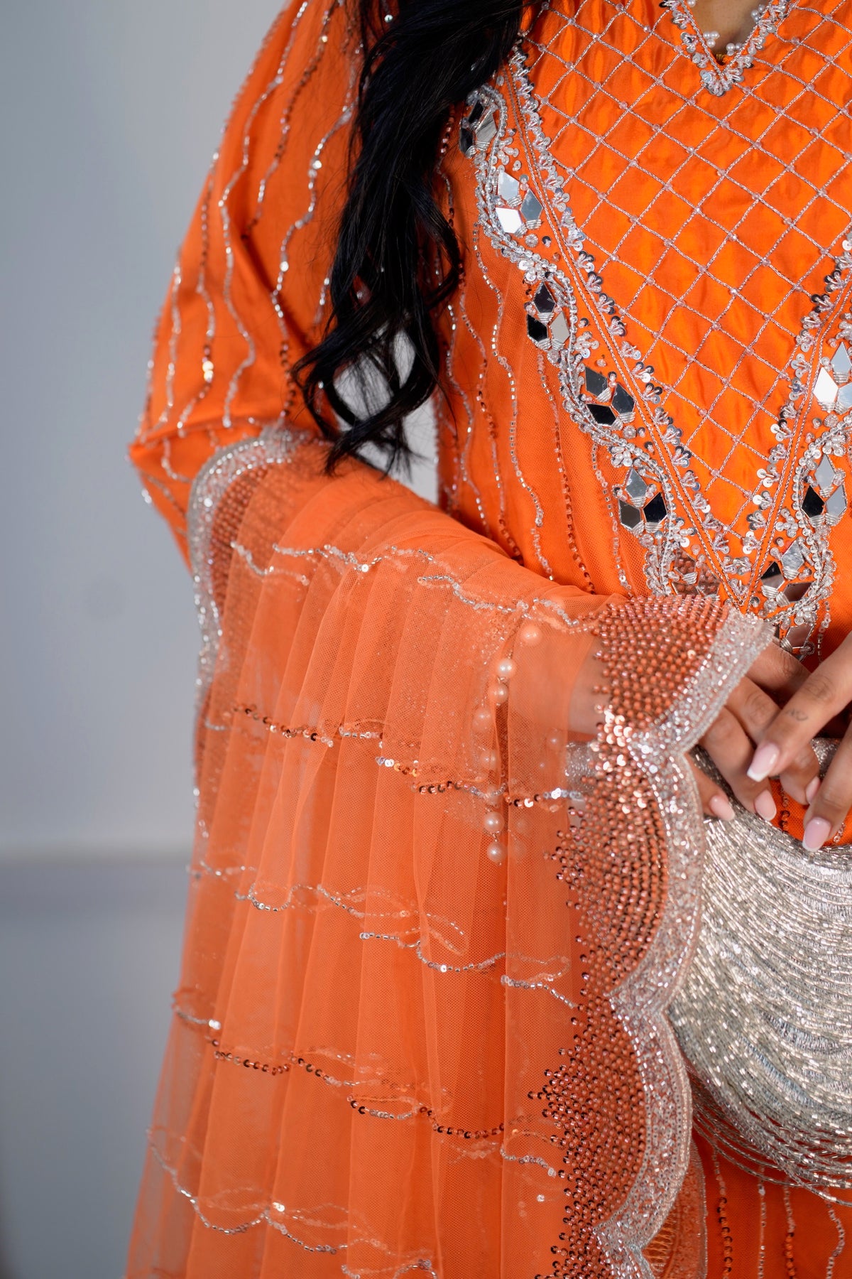 Chaandi - Cutdana Orange -