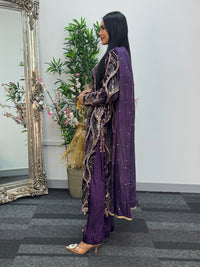 Pia - Cutdana Velvet- Purple-