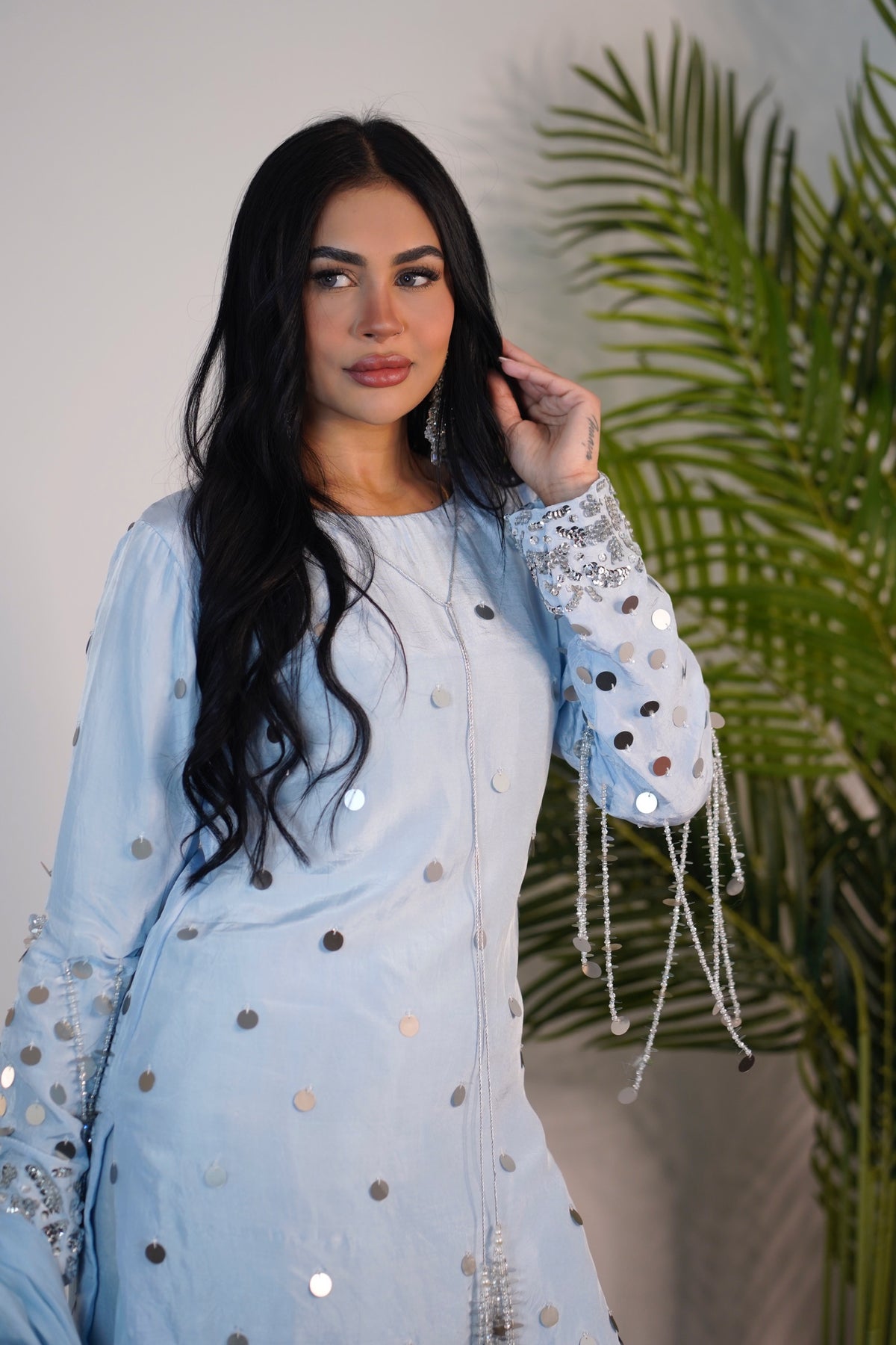 Afshan - sky blue
