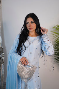 Afshan - sky blue