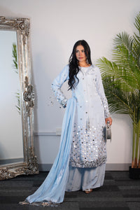 Afshan - sky blue