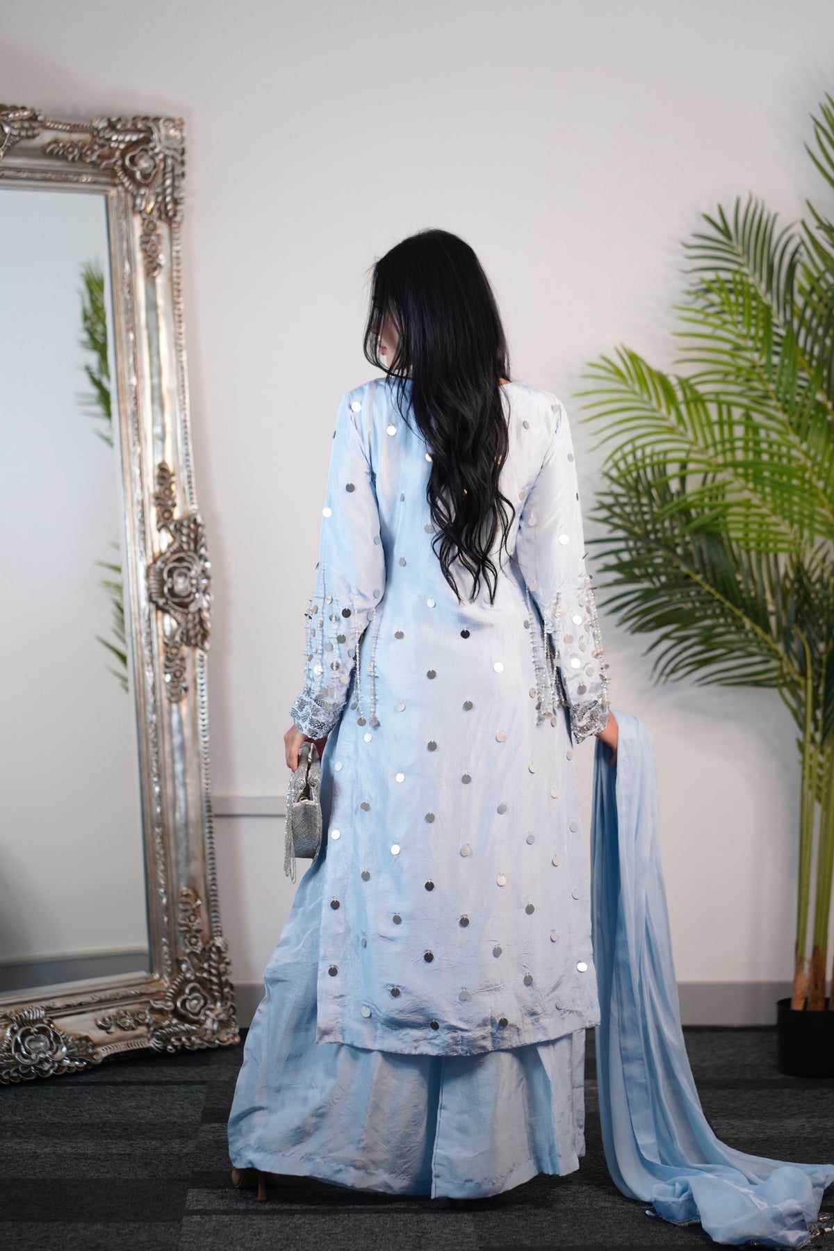 Afshan - sky blue