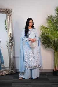 Afshan - sky blue