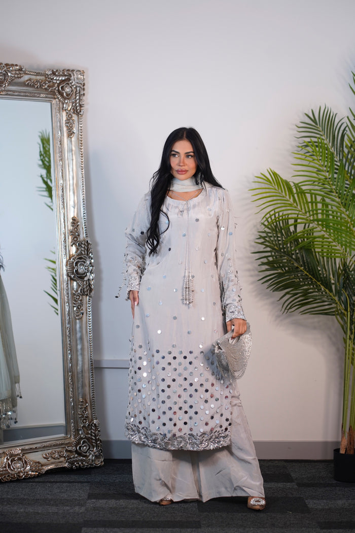 Afshan - silver gray