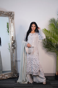 Afshan - silver gray