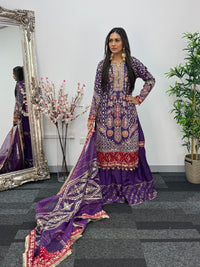 Shagun - Sharara Maxi - Maria B inspired