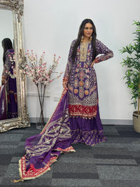 Shagun - Sharara Maxi - Maria B inspired