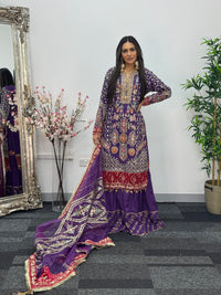 Shagun - Sharara Maxi - Maria B inspired