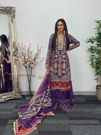 Shagun - Sharara Maxi - Maria B inspired