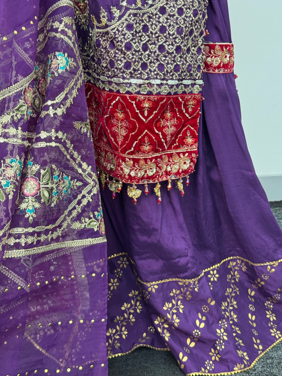 Shagun - Sharara Maxi - Maria B inspired