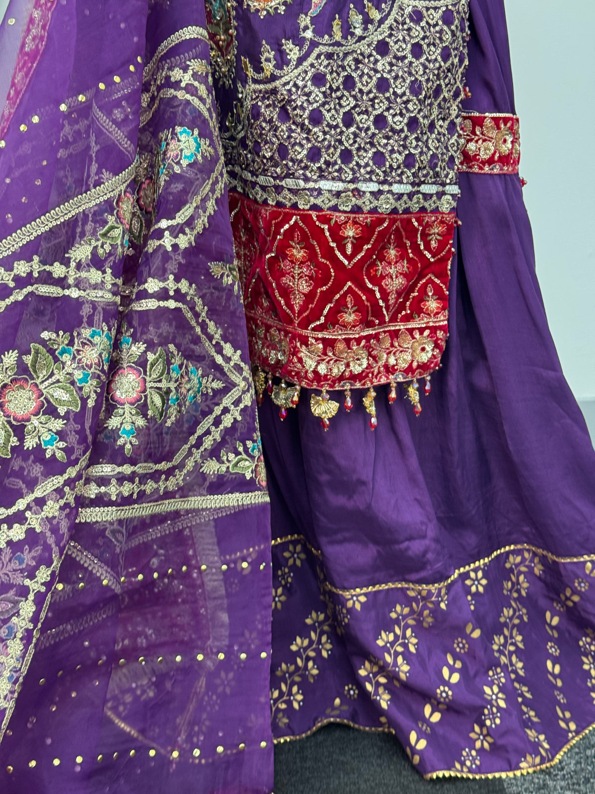 Shagun - Sharara Maxi - Maria B inspired