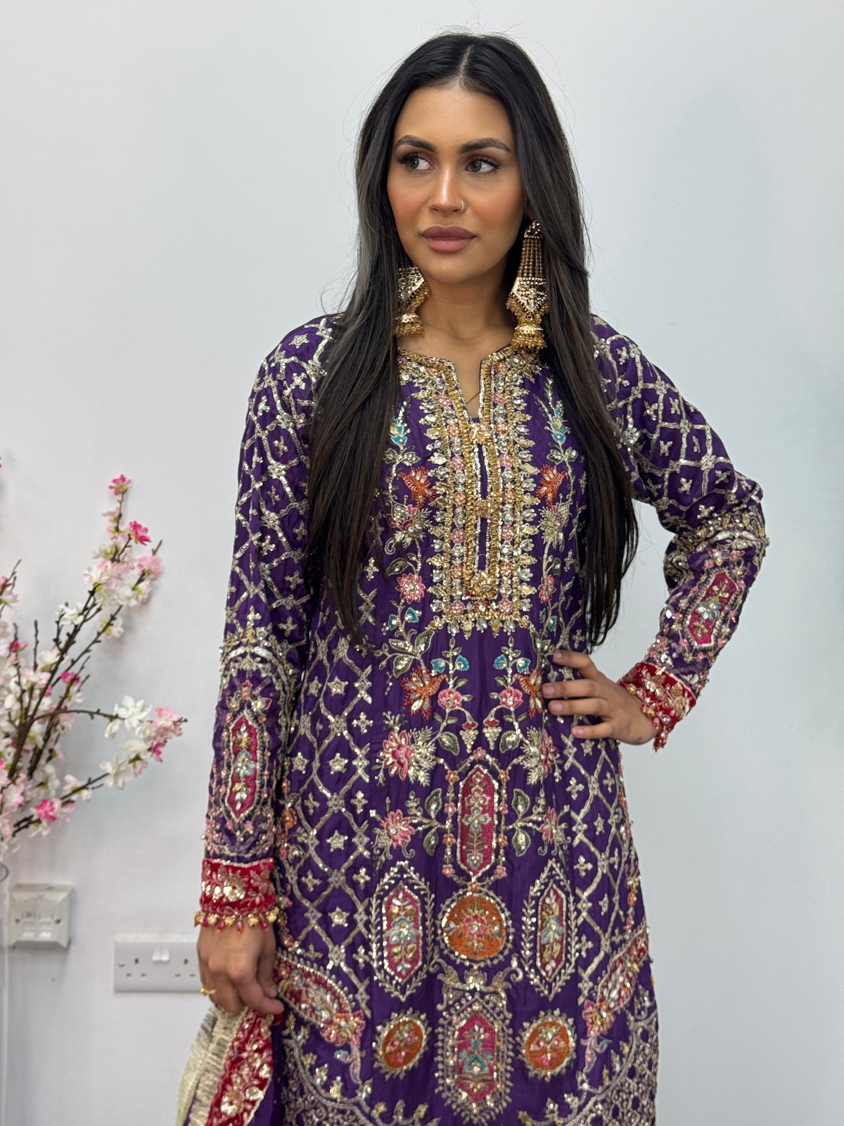 Shagun - Sharara Maxi - Maria B inspired
