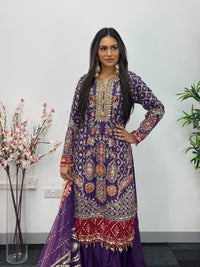 Shagun - Sharara Maxi - Maria B inspired