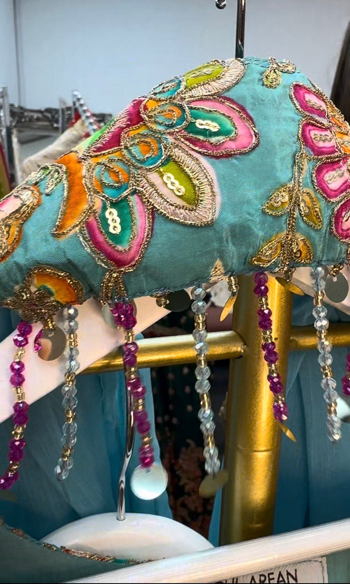 Armani Silk - sharara - Blue