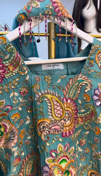 Armani Silk - sharara - Blue