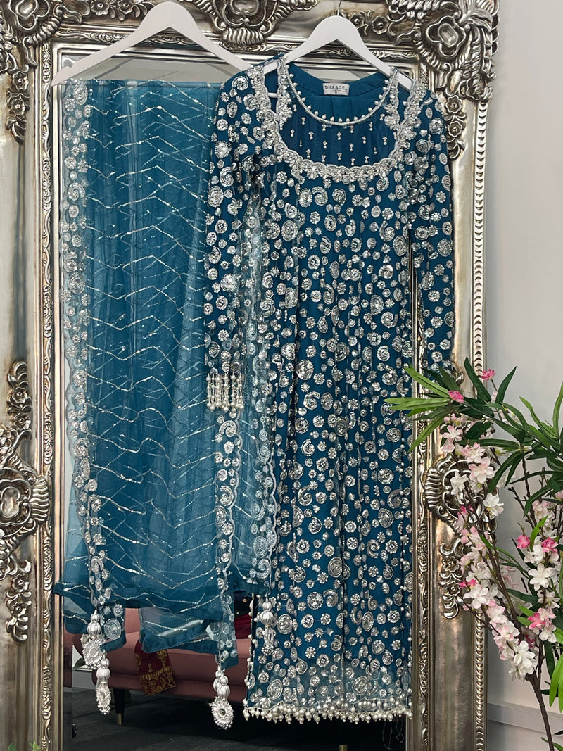 Baali - cutdana - Teal Bali -