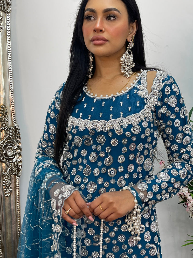 Baali - cutdana - Teal Bali -