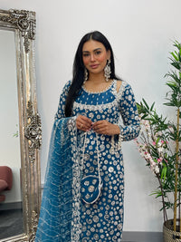 Baali - cutdana - Teal Bali -
