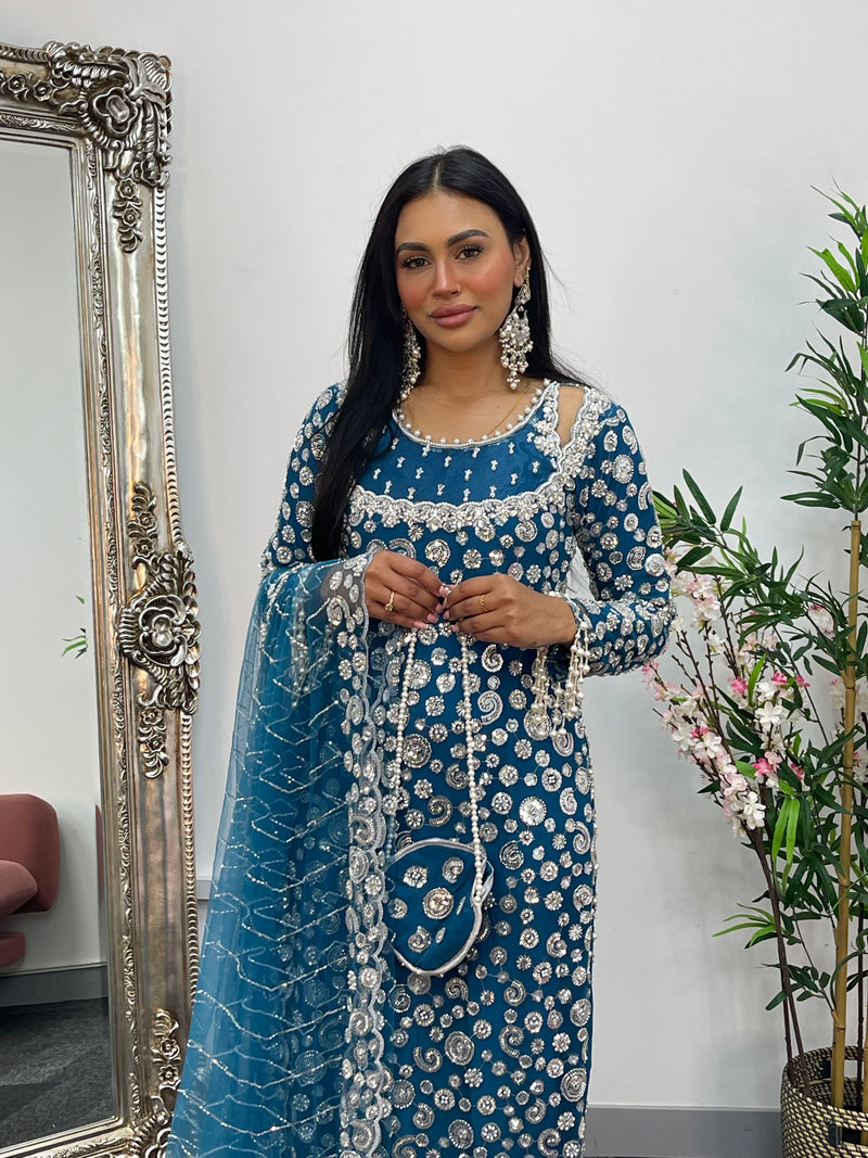 Baali - cutdana - Teal Bali -