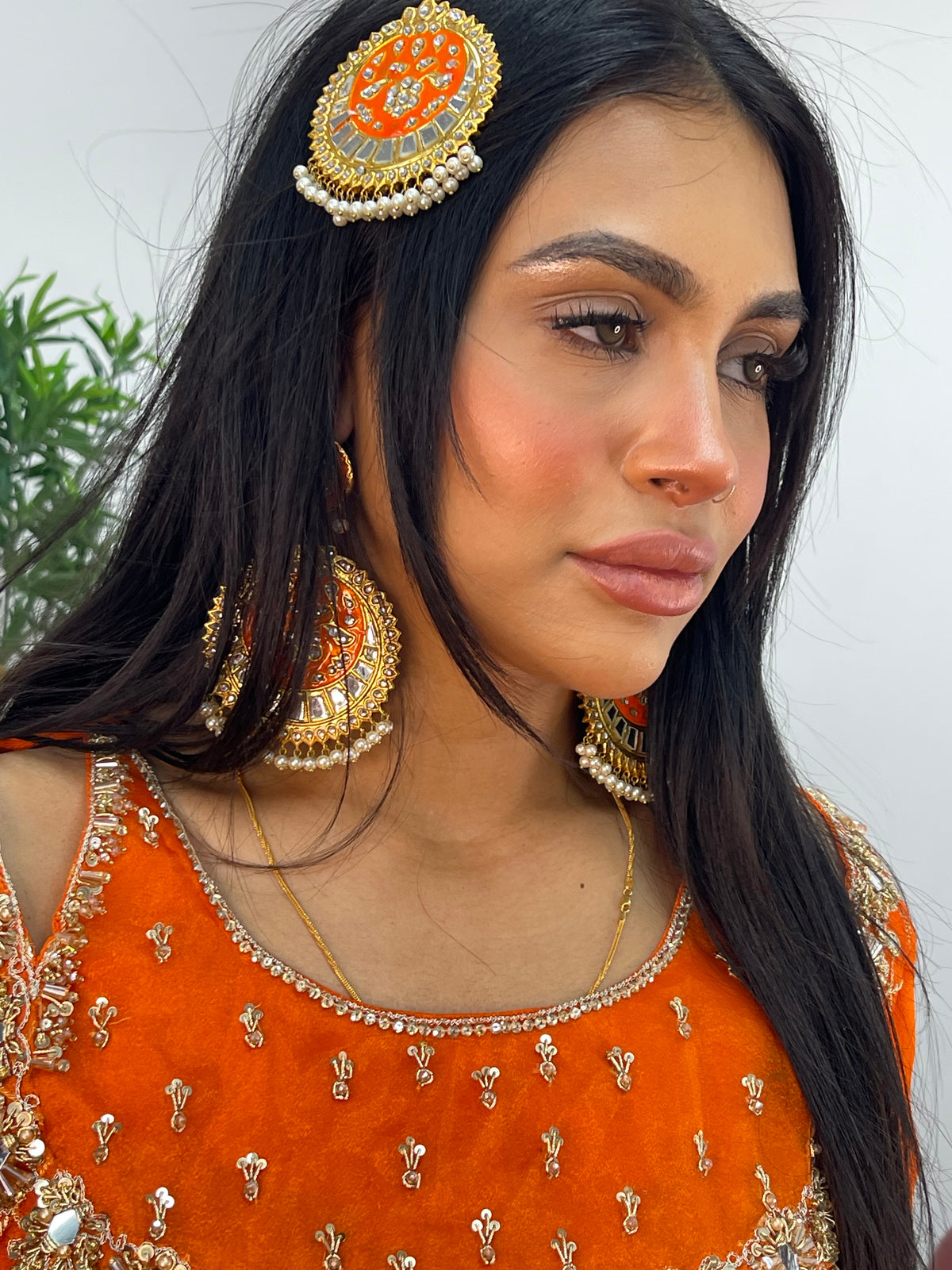 Geet Garara Set - Orange