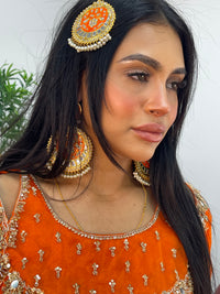 Geet Garara Set - Orange