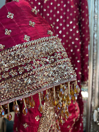 Parwana - maroon / Red