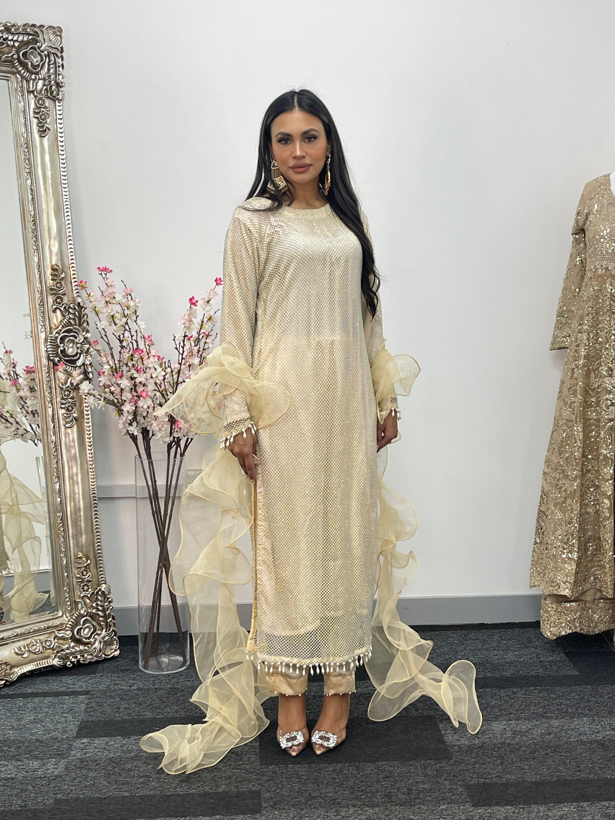 Fish Net - Ivory Cream -