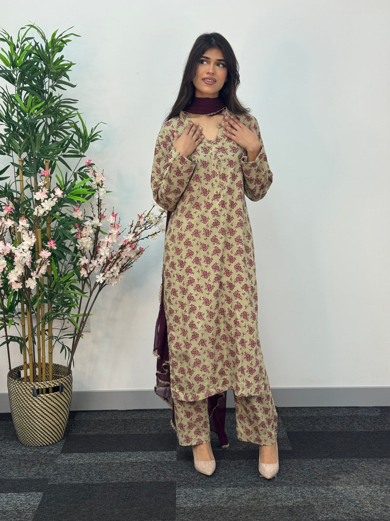 Daily Wear - Printed Khaddar -