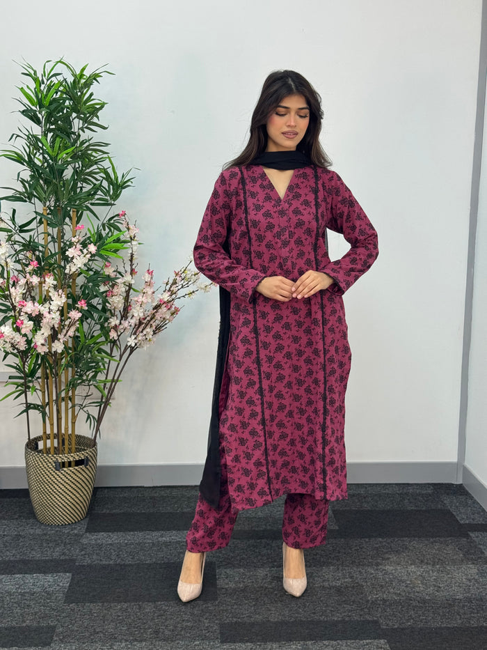 Daily Wear - Printed Khaddar -