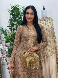 Mala - cutdana - Brown