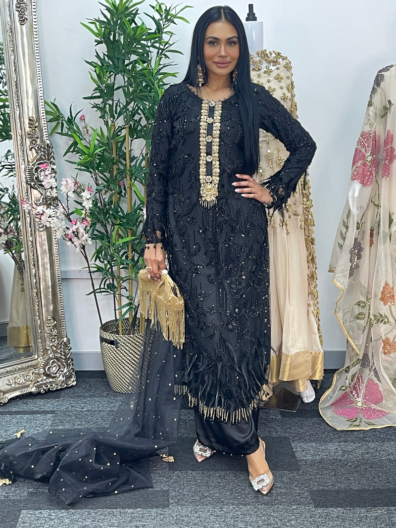 Mala - cutdana - Black