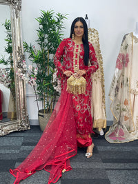 Mala - cutdana - Red