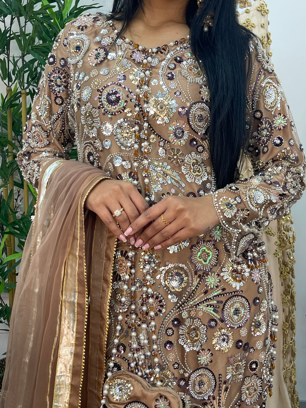 (Preorder Now 4 weeks) Bindi - cutdana - Brown