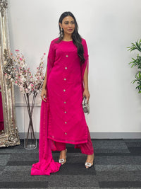 Floor Length Sleeves - Pink - T