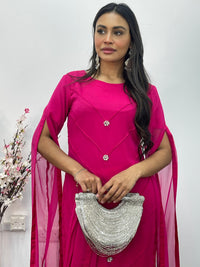 Floor Length Sleeves - Pink - T