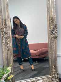 Teal Bareeze Karandi - AE