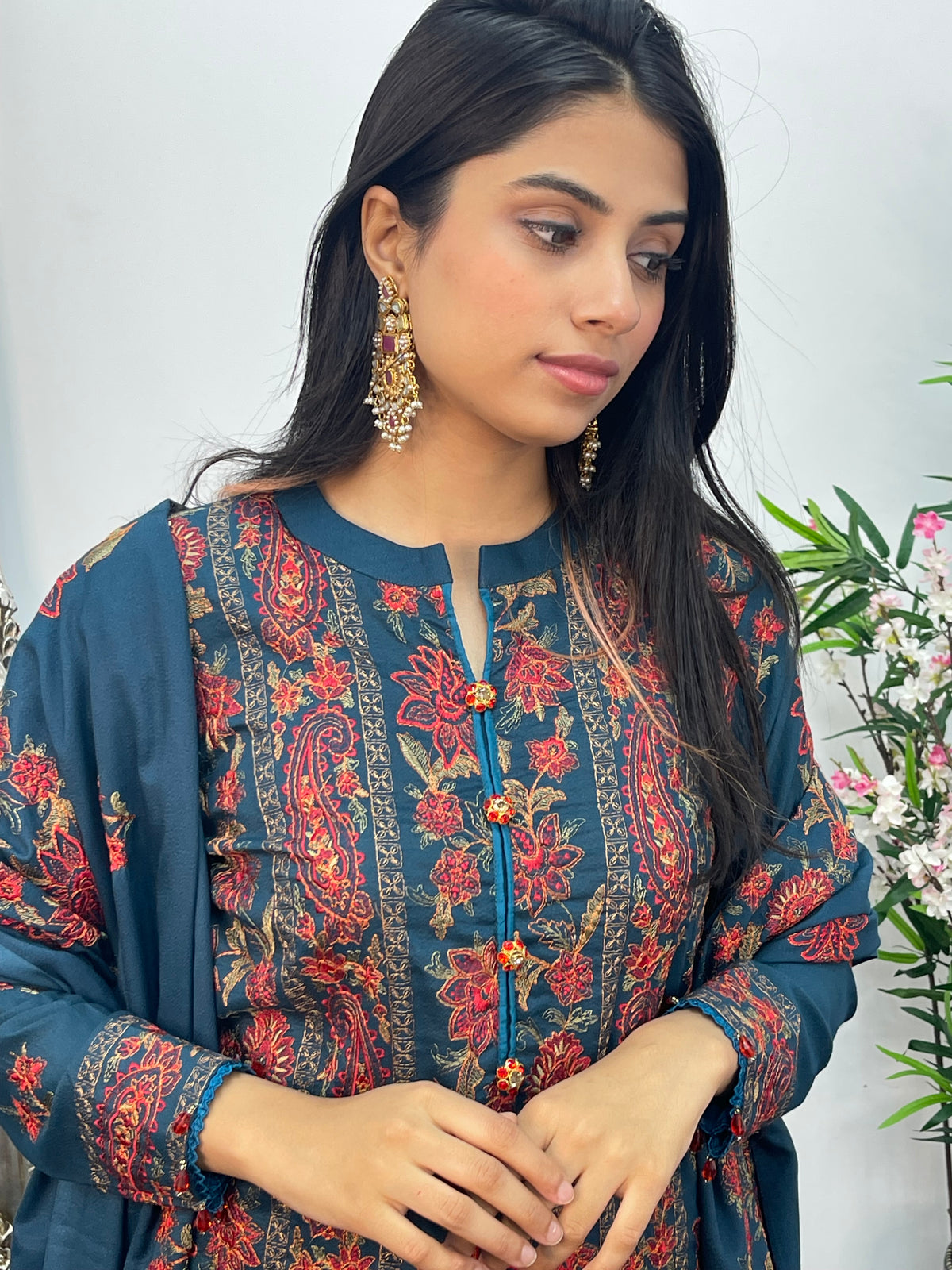 Teal Bareeze Karandi - AE