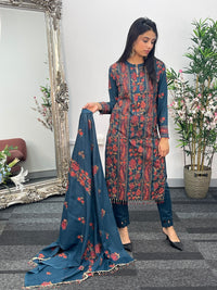 Teal Bareeze Karandi - AE