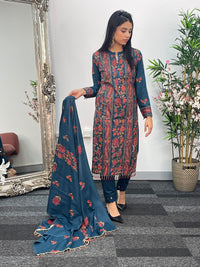 Teal Bareeze Karandi - AE