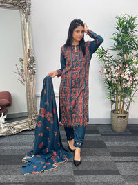 Teal Bareeze Karandi - AE