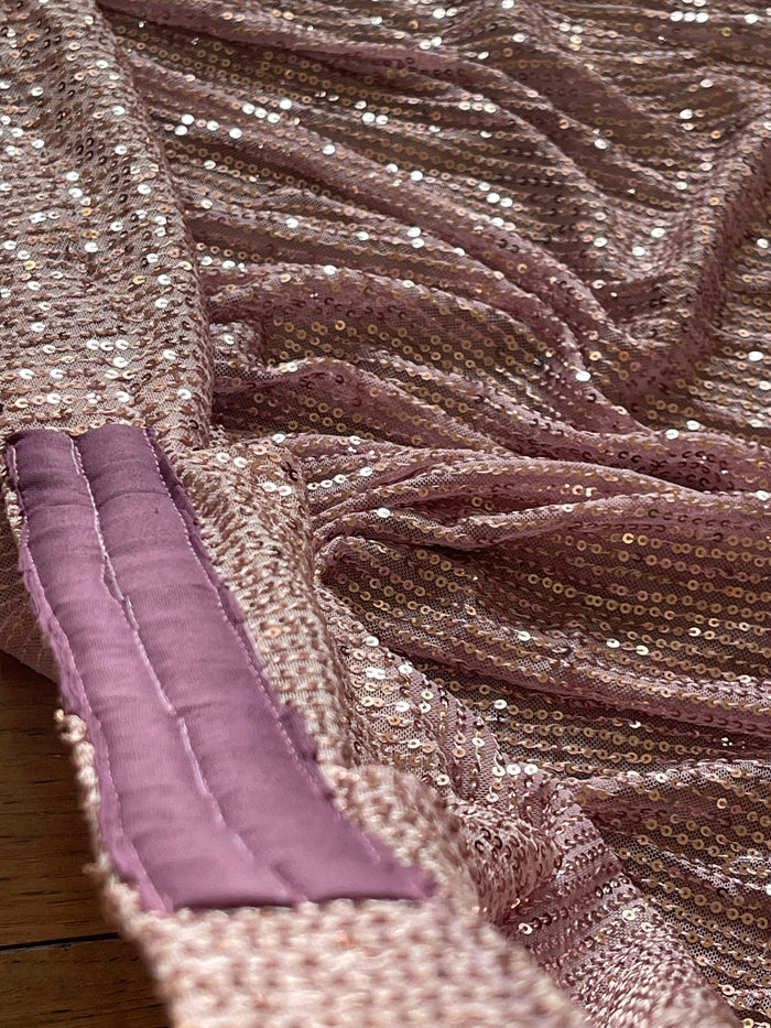 “Tara Sitara” 2 toned sequin Saree Mauve Lilac Sequins - Rang de Boutique