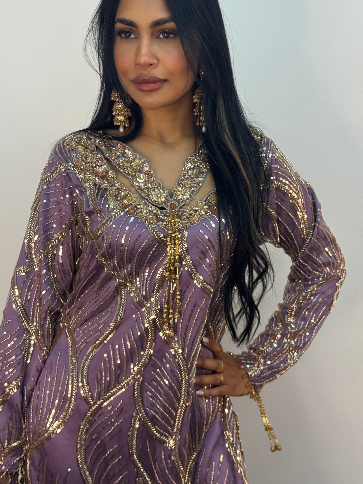 Payal - cutdana - Lilac