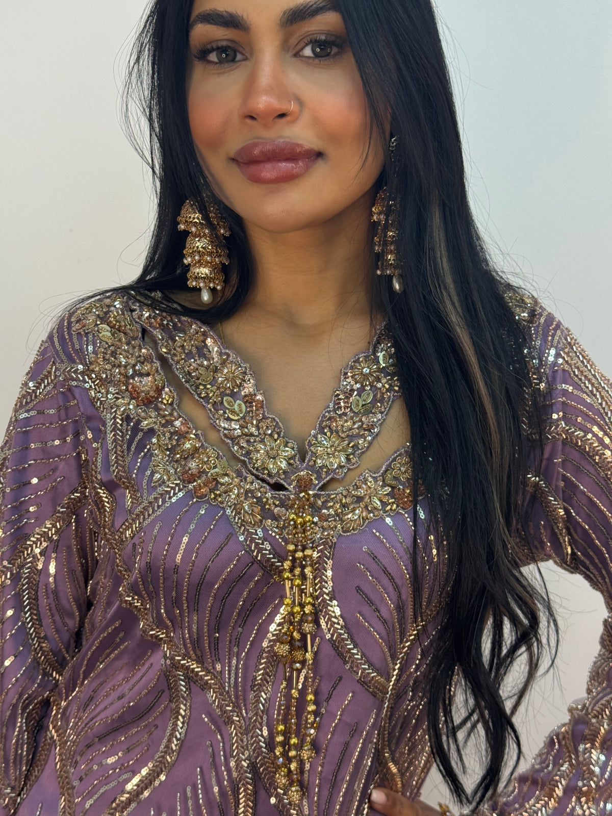 Payal - cutdana - Lilac