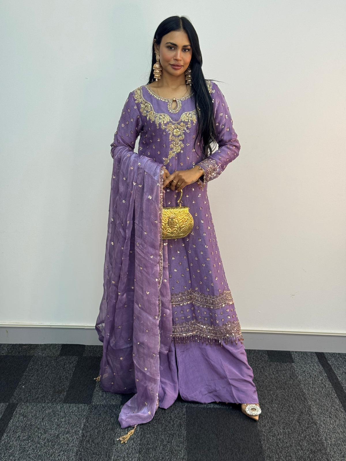Parwana - Lilac - Cutdana