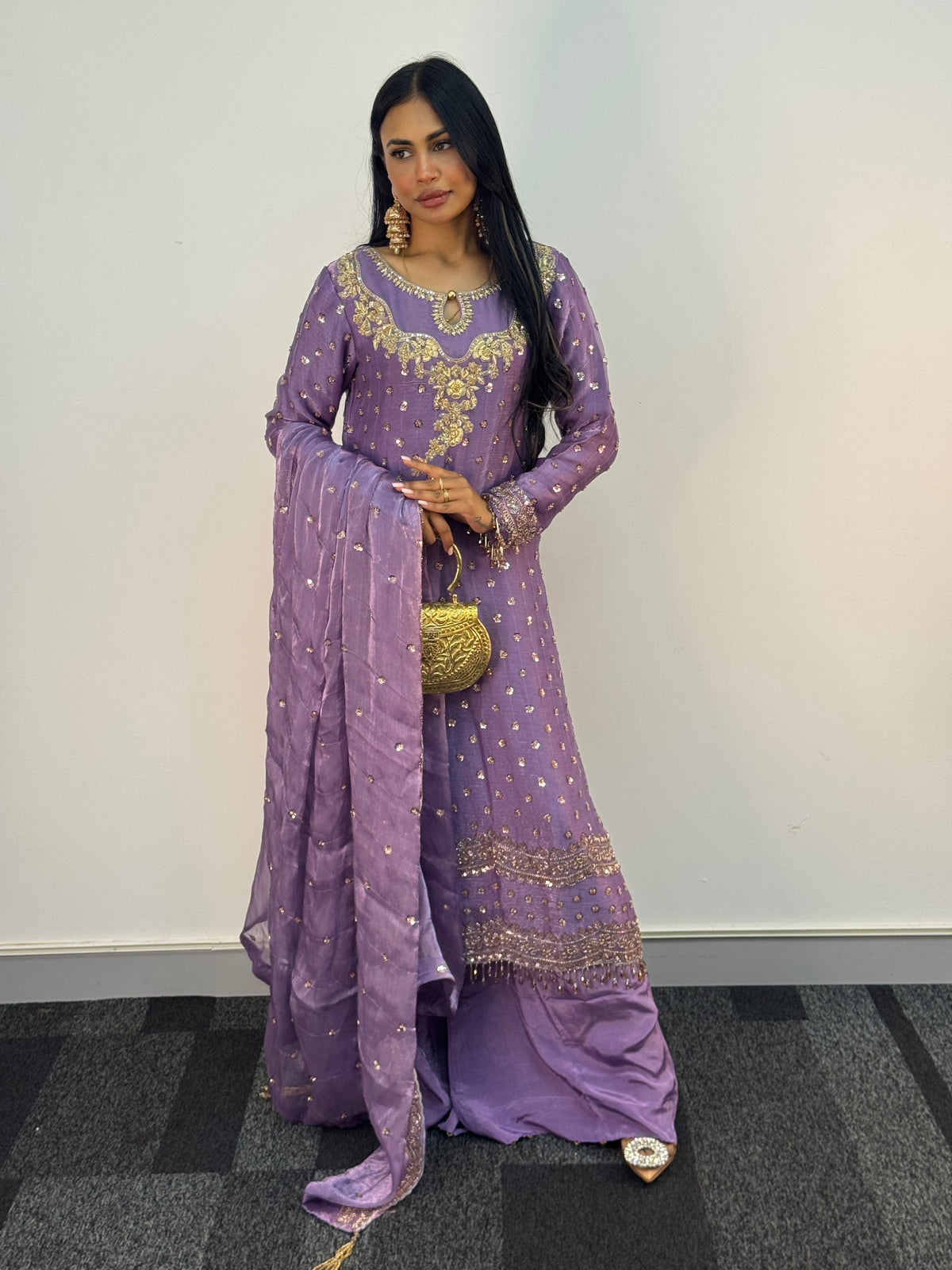 Parwana - Lilac - Cutdana
