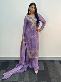 Parwana - Lilac - Cutdana